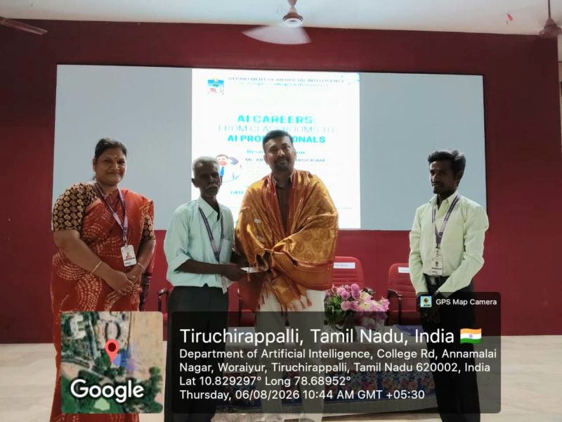 Felicitation at St. Joseph's College