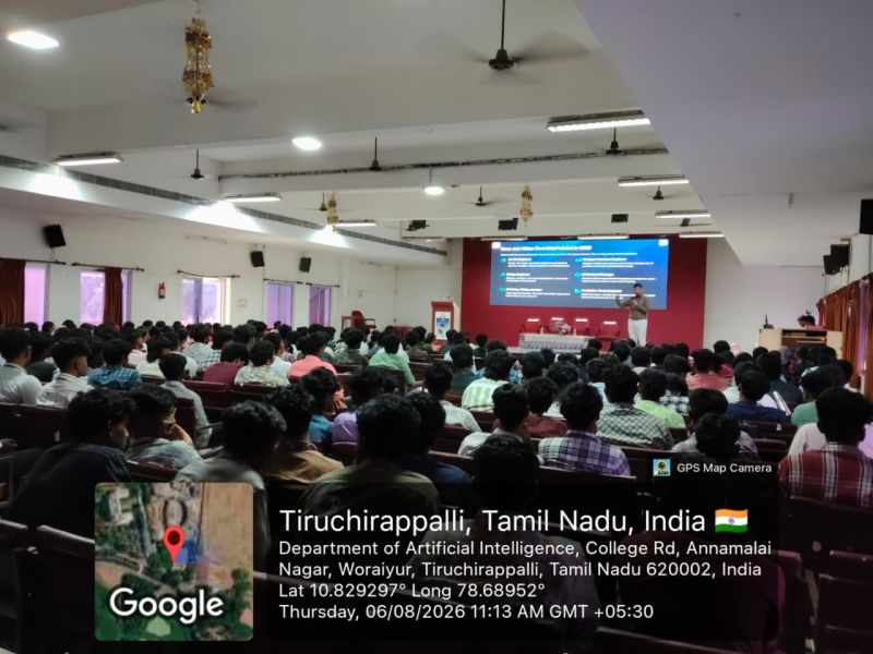 Students at the AI Careers session