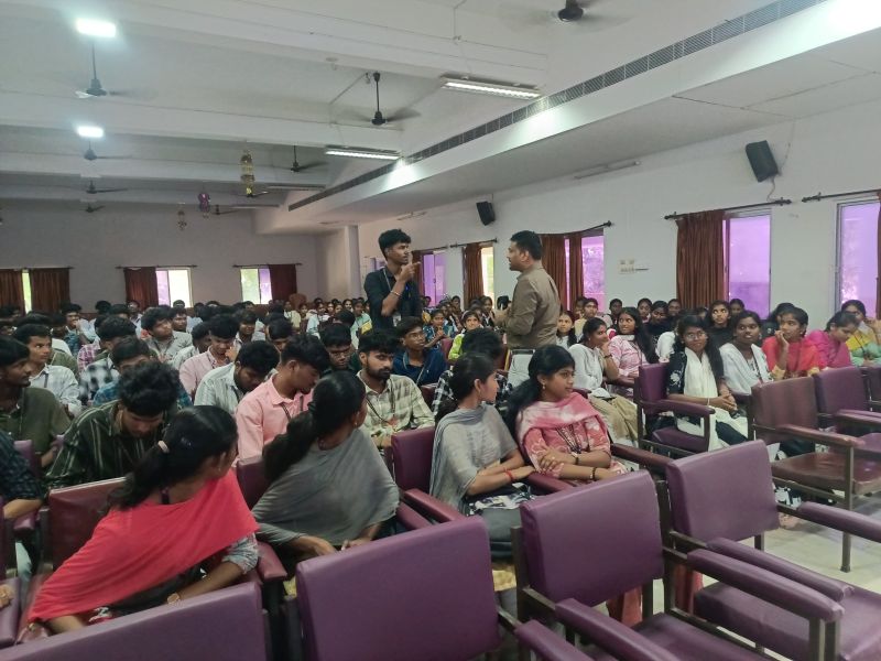 The auditorium during the session